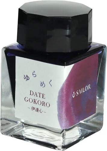 Pluma estilográfica セーラー万年筆, 13-1530-203 Dateokoro DATEGOKORO DATEGOKORO - Tinta en botella de tinte para plumas estilográficas, 0,7 fl oz (20 ml)