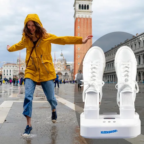 Miniatura 4 de KLEENSKOR Secador de zapatos para botas, guantes, manoplas, casco y secado de zapatos, calentador automático eléctrico con soplador de calor