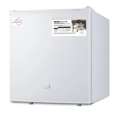 Miniatura 4 de ACCUCOLD Momcube Refrigerador de leche materna de 19 pulgadas, capacidad de 1.7 pies cúbicos, refrigerador compacto, refrigerador médico, cerradura