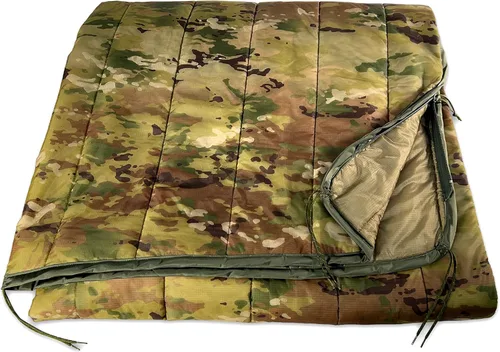 Miniatura 10 de Pinnacle Mercantile Auténtico Woobie militar fabricado en Estados Unidos por Winston-Salem Industries para ciegos OCP Camo multiusos Poncho Liner