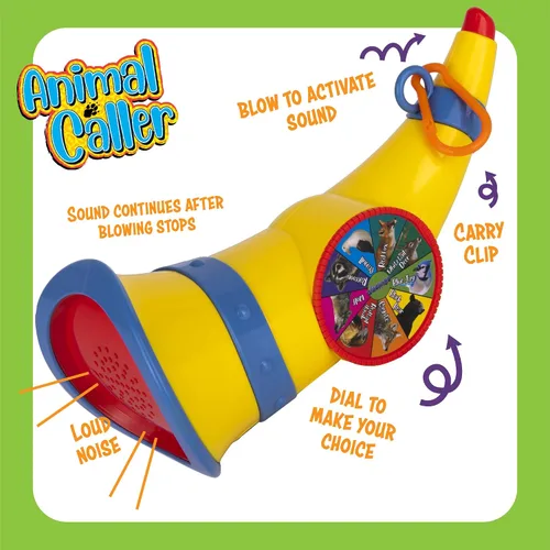 Miniatura 6 de Wildlings - Llamador de animales para niños, juguete al aire libre para niños de 3, 4, 5, 6, 7 años, regalo de cumpleaños con 9 sonidos de animales