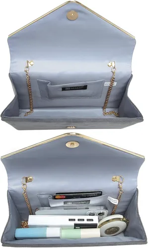 Miniatura 4 de Bolsos de mano Dasein para mujer, de ante sintética, para noche, formales para fiestas, bodas, cócteles, graduación