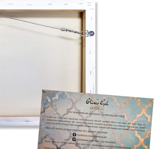 Miniatura 6 de The Oliver Gal Artist Co. Lienzo decorativo para pared con texto en inglés «Velvet Marmont Paint Can» (29768_12x12_CANV_XHD)