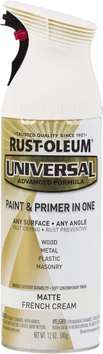 Miniatura 151 de Rust-Oleum 245197 Pintura en aerosol universal para todas las superficies, 12 onzas, negro satinado