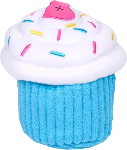 Miniatura 15 de ZippyPaws Caja de cumpleaños – Juguetes chirriantes para mantenerlos ocupados, peluche divertido de comida para perros pequeños, medianos y grandes