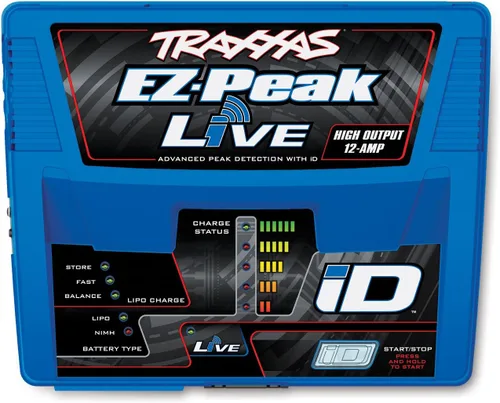 Miniatura 4 de Traxxas 2971 EZ-Peak Live Cargador Rápido de 12 Amperios NiMH/LiPo con Tecnología ID