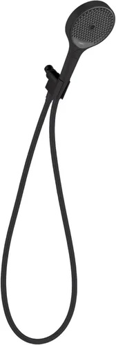 hansgrohe Rainfinity 26914671 - Juego de cabezal de ducha de mano de 5 pulgadas, moderno polvo de 3 aerosoles, lluvia intensa, monoRain con limpieza