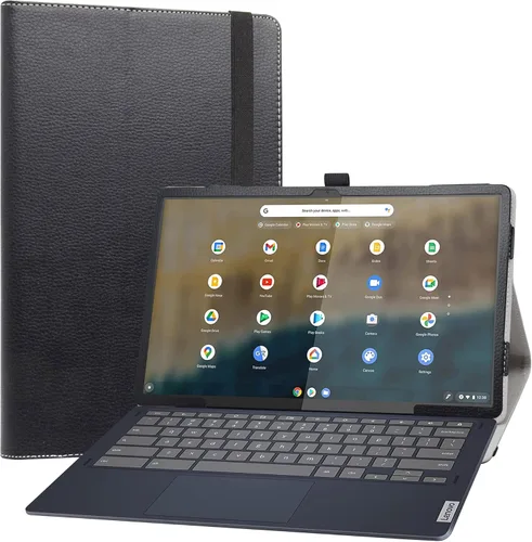 LiuShan Funda compatible con Lenovo Ideapad Duet 5 Chromebook, piel sintética, delgada, plegable, soporte para Lenovo Ideapad Duet 5 Chromebook de