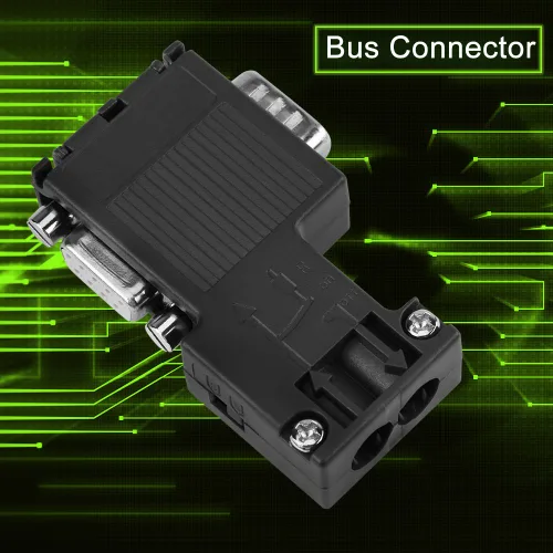 Miniatura 4 de Conector del autobús de Profibus, 90°Programming Cable Interface Connector Compatible PLC 6ES7 972-0BB12-0XA0