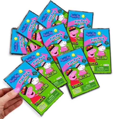 Miniatura 3 de Peppa Pig Paquete de 24 mini recuerdos de fiesta, paquete Grab n Go Play con páginas para colorear, calcomanías y más