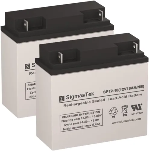 Miniatura 11 de SigmasTek - Batería de plomo ácido sellada recargable de 12 voltios y 18 AH (paquete de 1)