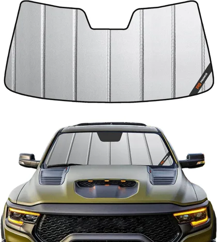 Miniatura 21 de Pigenius Parasol de Parabrisas para Dodge Ram 1500 2002-2008 Protección Solar para Ventana Delantera - Salvaguarda