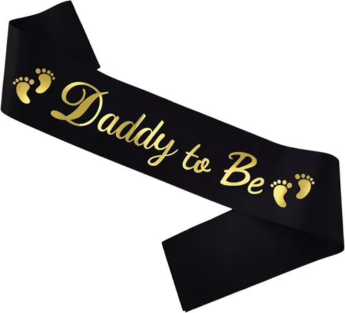 Miniatura 3 de 2 bandas para baby shower, regalos de fiesta de baby shower para mamá y papá, suministros de revelación de género, recuerdos de decoración