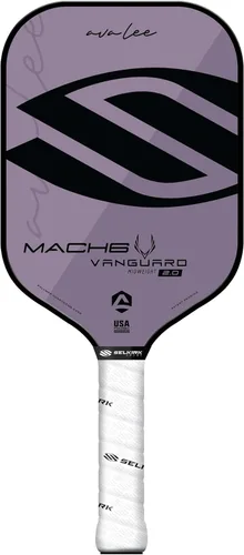 Miniatura 15 de Selkirk Sport Vanguard - Paleta híbrida de pickleball de fibra de carbono con núcleo de polipropileno X5, raquetas de pickleball 1.0 Rojo