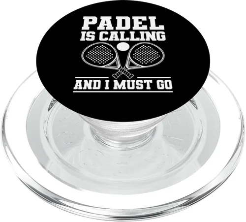 Miniatura 7 de Padel is Calling y I Must Go Paleta de pádel PopSockets Adhesivo PopGrip