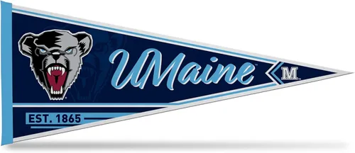 Miniatura 122 de Rico Industries NCAA Banderín Clásico de Fieltro para Decoración de Pared de 12" x 30" - Ideal para Decoración del Hogar/Dormitorio/Cueva de Hombre