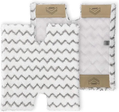 Paquete de 2 almohadillas de repuesto de microfibra para trapeador de vapor Shark Lift-Away Pro S3973 S3973D S3973WM y Genius Steam Pocket Mop