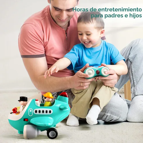 Miniatura 6 de iPlay, iLearn Juguetes de Avión para Bebés, Genial Avión de Control Remoto para Niños Pequeños de 2-3 años, Helicóptero Musical RC para Bebés