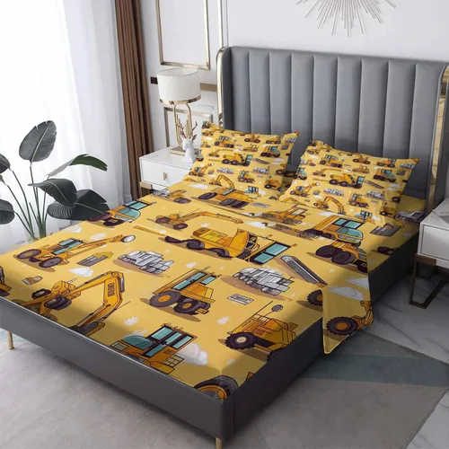 Miniatura 42 de Juego de sábanas tamaño individual: sábanas y fundas de almohada, sábanas y fundas de almohada, microfibra suave y bolsillo profundo y patrón sin