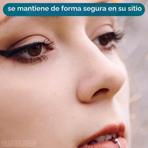 Miniatura 9 de Bioflex - Aretes transparentes para deportes, trabajo, escuela, cirugía, resonancia magnética – Piercing transparente para orejas, cartílago, hélix