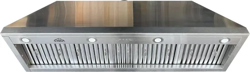 Miniatura 14 de SINDA Campana extractora empotrada/insertable de 48 pulgadas, 1150 CFM, campana extractora de acero inoxidable para debajo del gabinete, campana