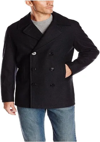 Miniatura 22 de Nautica Men's Wool Blend Peacoat – Double-Breasted Winter Coat, Regular, Big & Tall Sizes