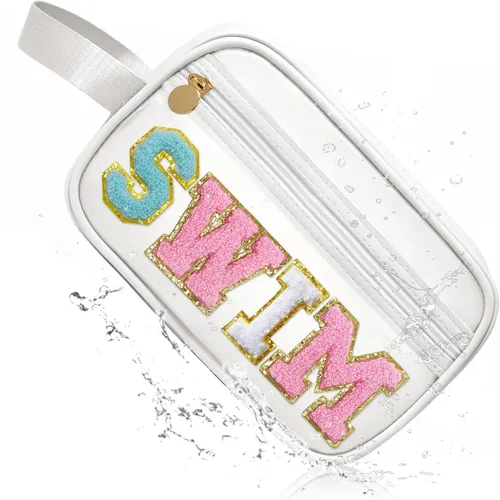 Miniatura 10 de COSHAYSOO Bolsas transparentes para aperitivos, bolsa de viaje para mujeres y niñas, lindas vacaciones de verano, playa, piscina, día del lago