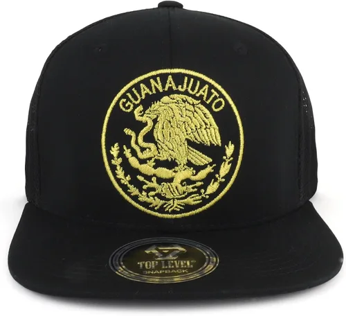 Miniatura 2 de Trendy Apparel Shop Gorra de malla bordada con diseño de águila de la ciudad de México