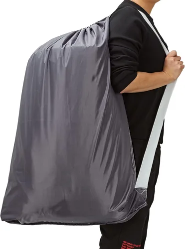 Miniatura 7 de HOMEST Bolsa de Lavandería de Nylon XL con Correa, Organizador Grande de Ropa Sucia, Se Ajusta Fácilmente a un Cesto o Canasta de Ropa, Puede