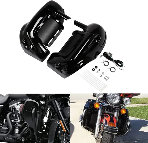 Miniatura 11 de TCT-MOTORPARTS Carenaduras inferiores ventiladas con caja de altavoces de 6 1/2" para Harley Touring Road King Street Electra Glide Road Glide Ultra