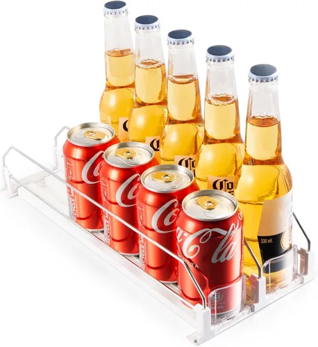 Miniatura 7 de Organizador de bebidas para refrigerador, dispensador de latas de soda para refrigerador, dispensador automático de bebidas para refrigerador