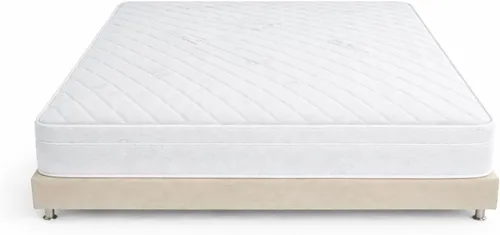 Miniatura 9 de Colchón híbrido individual XL de 8 pulgadas, espuma fría de alta densidad con resortes helicoidales Bonnell, ecológico y transpirable, firmeza media