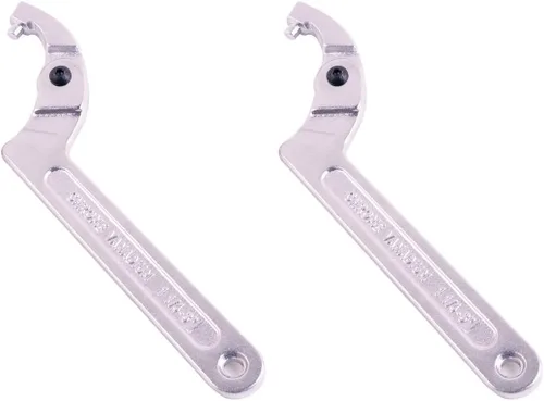 Miniatura 4 de Cromo Vanadio Ajustable C Llave Gancho Llave Herramienta Cabeza Redonda 1.260-2.992 in