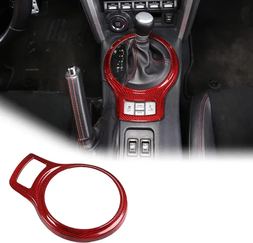 Miniatura 9 de YIWANG Adhesivo decorativo para marco de cambio de marchas interior de automóvil para Subaru BRZ Toyota 86 2013-2020 accesorios