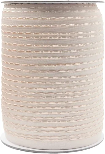 Miniatura 26 de Bristlegrass Picot Loop - Banda elástica para coser de 1/2 pulgada, 0.512 in, corona de carrete con volantes, cinta elástica de encaje para atar
