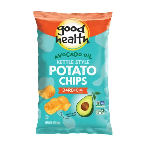 Miniatura 9 de Good Health Chips de barbacoa estilo hervidor de aceite de aguacate, bolsa de 5 onzas (4 bolsas)