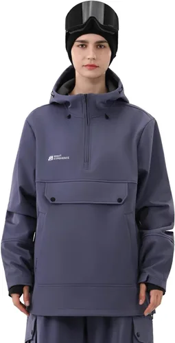 Miniatura 8 de Sudadera con capucha para esquí, snowboard, chaqueta Anarok para nieve, holgada, impermeable, resistente al viento, aislada, para mujeres y hombres