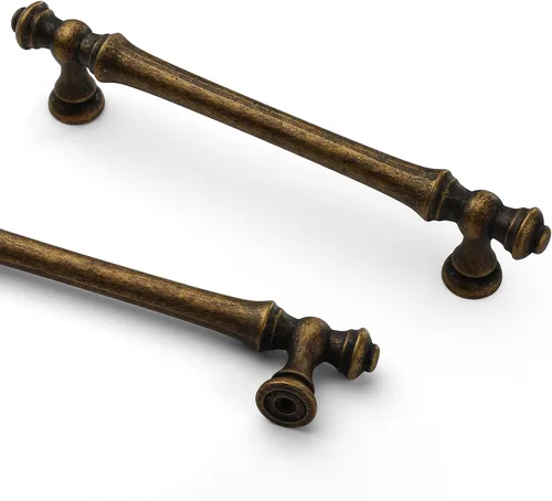 Miniatura 32 de Asidrama 1 paquete de 3 pulgadas (2.992 in) de latón cepillado, tiradores dorados para gabinete de cocina, accesorios para gabinetes de cocina