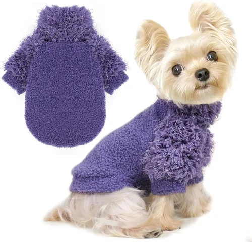 Miniatura 9 de Sudadera Chihuahua para Perros Ropa para Perros Pequeños Suéter para Perros Niña Niño Suéteres de Forro Polar Suave para Perros Pequeños y Medianos