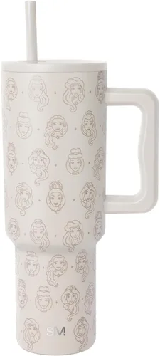 Miniatura 14 de Simple Modern Disney - Vaso de 40 onzas con asa y tapa con pajilla, botella de agua reutilizable aislada de acero inoxidable de viaje, regalos