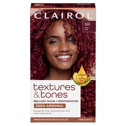 Miniatura 18 de Clairol Textures & Tones - Tinte permanente para el cabello, color de cabello negro sedoso 1B, paquete de 1 unidad 1B negro sedoso