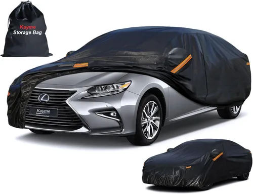 Miniatura 113 de Kayme - Cubierta completa impermeable de 7 capas para Honda Civic Sedán/Coupé (1991-2024), apta para todo clima, protección p/exteriores contra