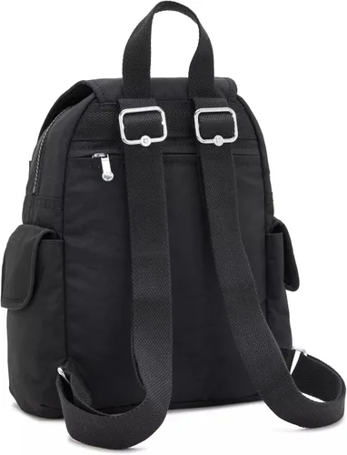 Miniatura 2 de Kipling Mochila estampada City Pack, Negro (Black Noir), Mini mochila City Pack para mujer, mochila ligera y versátil
