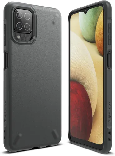 Ringke Onyx - Funda compatible con Samsung Galaxy A12 (6.5 pulgadas), antihuellas dactilares, antideslizante, agarre cómodo, resistente, duradera, a