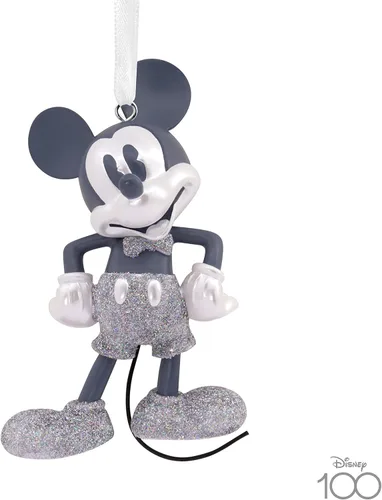 Miniatura 6 de Hallmark Disney - Adorno navideño de Mickey Mouse para el 100 aniversario