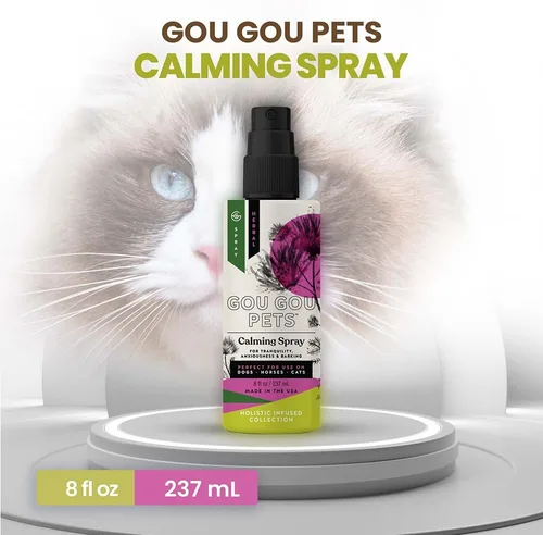 Miniatura 2 de Aerosol calmante holístico natural derivado para la ansiedad para mascotas: proporciona alivio del estrés: recomendado por veterinarios, fabricado