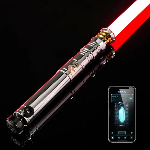 Miniatura 15 de CUSTOM SABER Sable de luz Xenopixel 3.0 de oscilación suave, sable de luz de 34 fuentes de sonido, control de movimiento, sables de luz que cambian