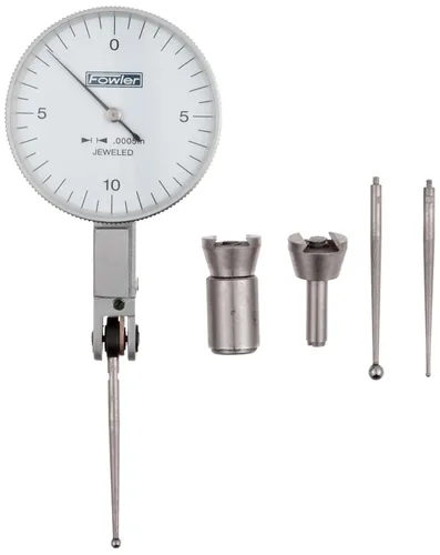 Miniatura 4 de Fowler 52-563-777-0, Indicador de prueba horizontal con rango de medición de 0-0.008" (blanco)