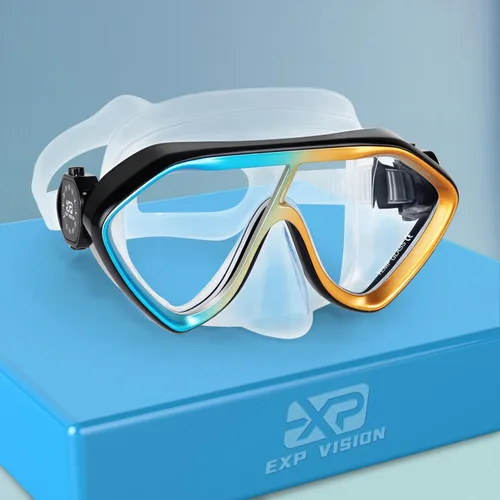 Máscara de buceo para adultos – Máscara de esnórquel antivaho de alta calidad, cómodas y a prueba de fugas, gafas de natación con cubierta de nariz