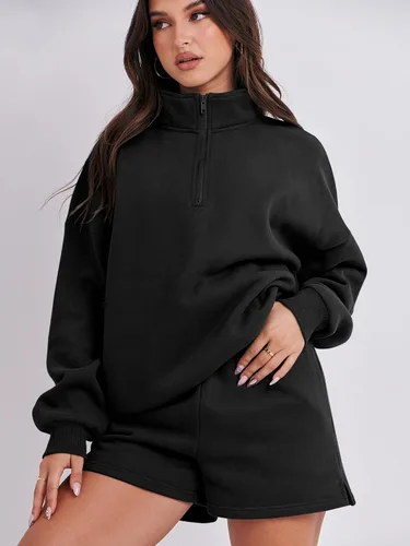 Miniatura 6 de ANRABESS Conjunto de dos piezas para mujer, conjunto de manga larga para gimnasio, ropa de moda de otoño 2024